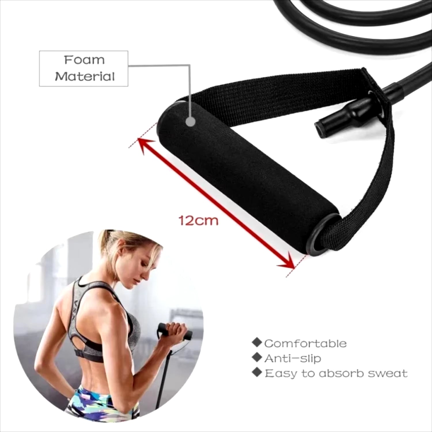 New Multifunction Resistance Hot Yoga Pull Rope Bands Handles Elastic Sports Bodybuild Gym Workouts Muscle Training Rubber Tube